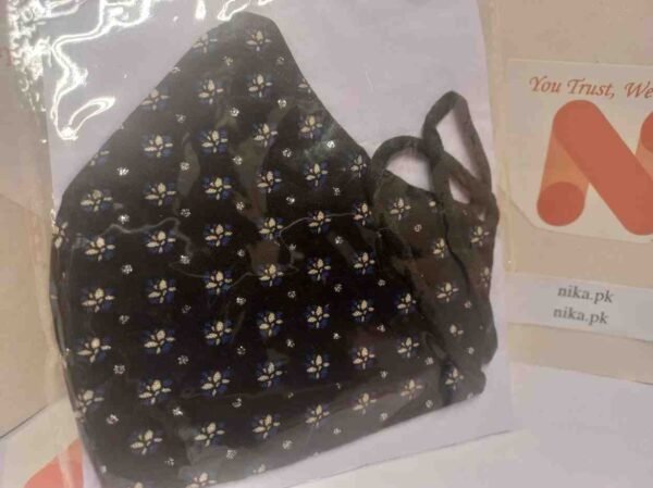 Fabric Face mask (Pack of 5)-fancy face mask design both for boys/girls - Image 26
